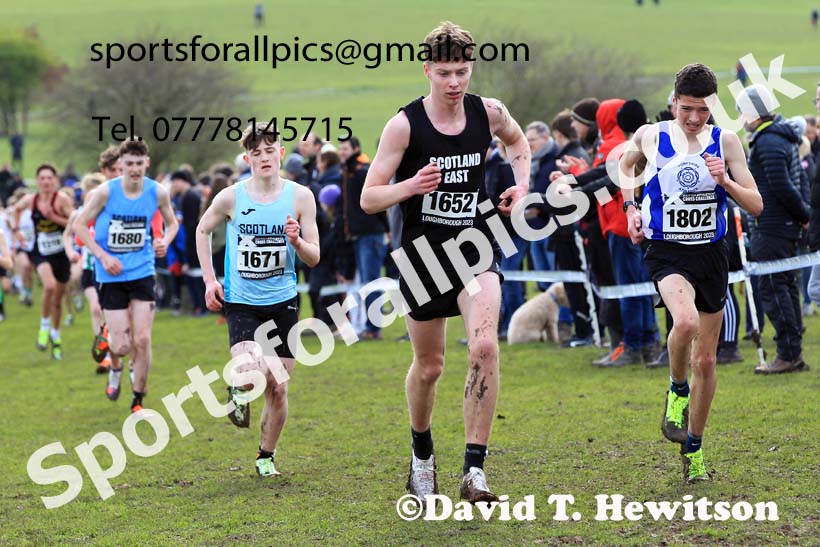 Boys Under-15s 2023 UK CAU Inter Counties Cross Country Champs, Prestwold Hall, Loughborough. Photo: David T. Hewitson/Sports for All Pics